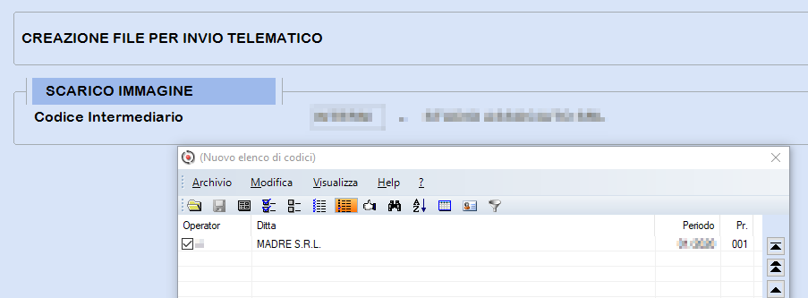 creazione file uniemens madre filiale
