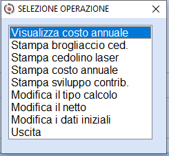 Netto lordo operazioni possibili