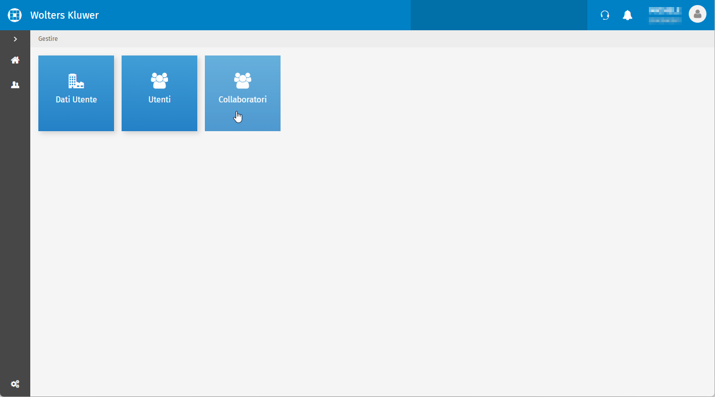 Inserimento collaboratore portale