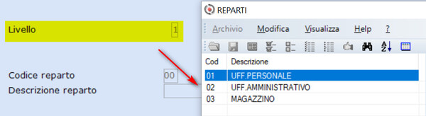 Impostare centri di costo aziendali e collegarli ai lavoratori (2)