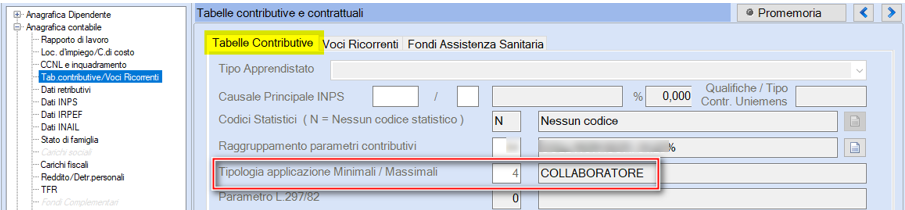 gestione collaboratore