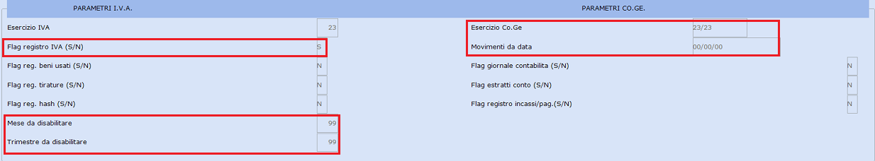 disabilita registri
