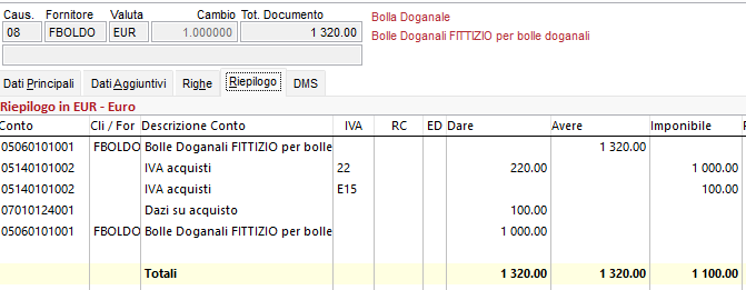 Bolla Doganale