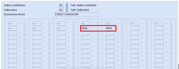 TabellaCodiciComuniDM10_R808-R809
