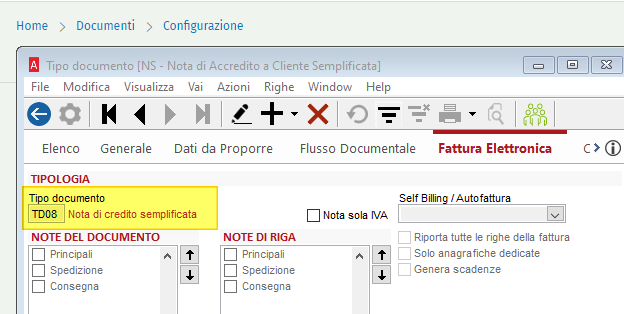 td08 NOTA ACCREDITO SEMPLIFICATA