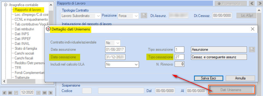 Dati Uniemens