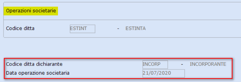 operazioni societarie con estinzione
