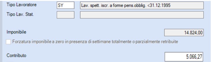 IMPONIBILE E CONTRIBUTI ENPALS