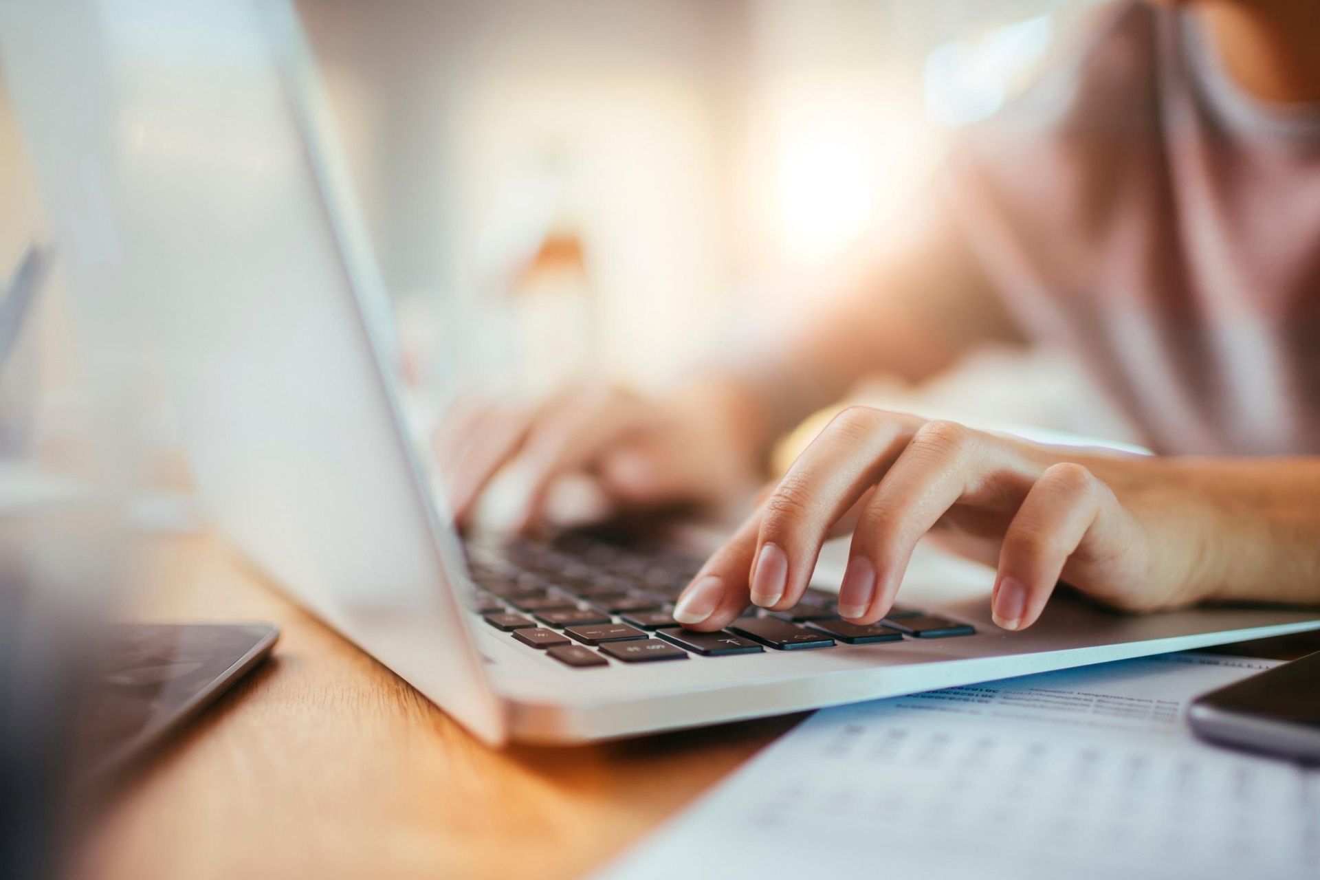 woman on laptop