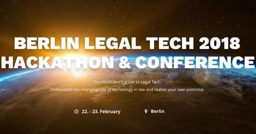 Wolters Kluwer ist Hauptpartner des Global Legal Hackathon in Berlin