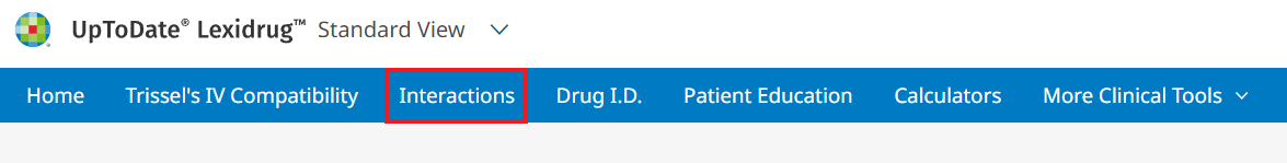 Drug Interactions