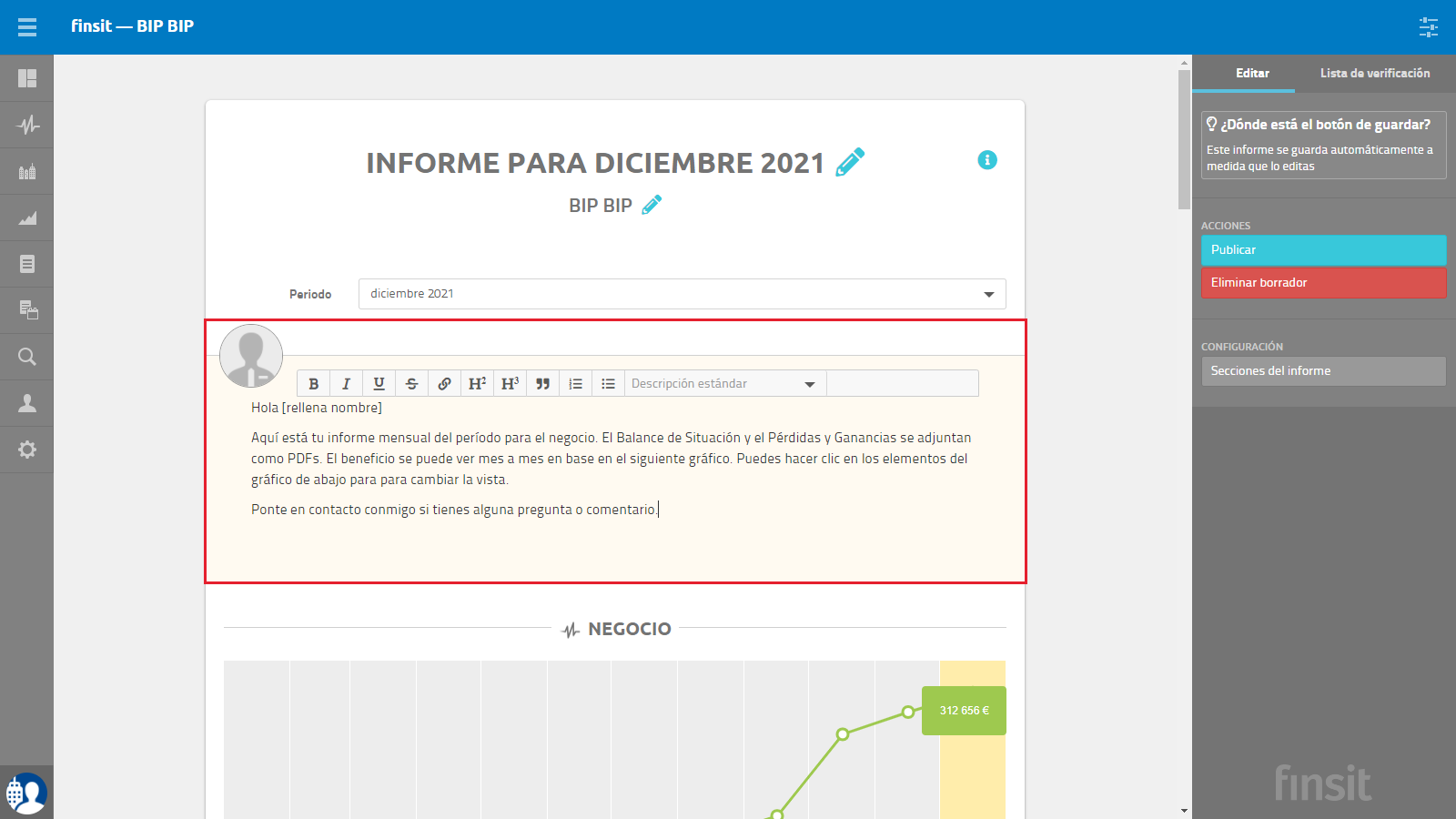Informes periodicos Comentarios