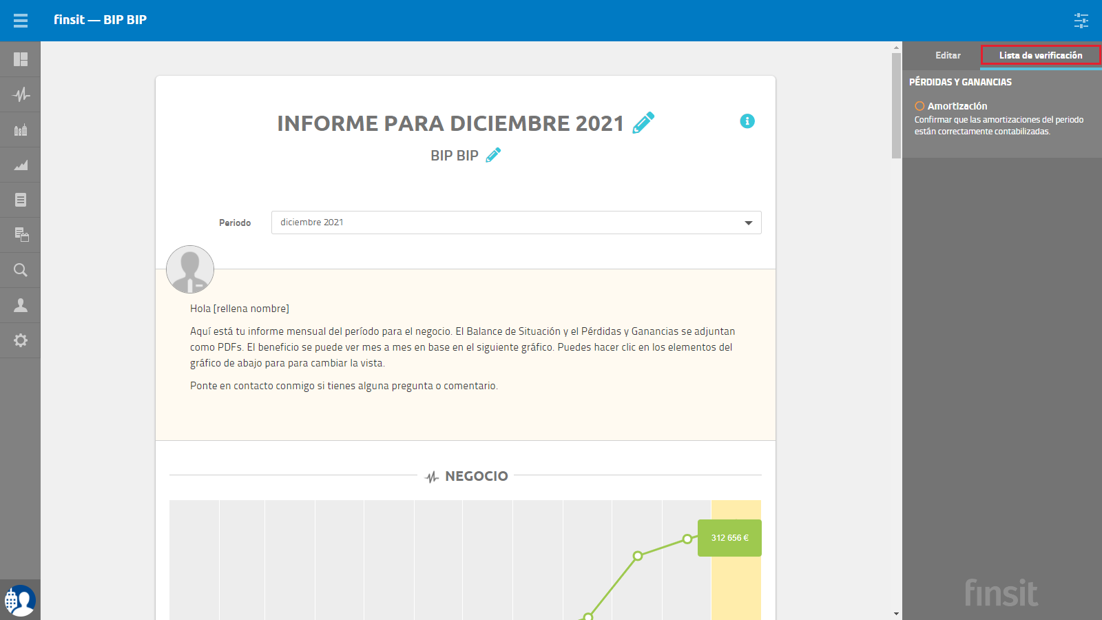 Informes periodicos Lista de verificacion