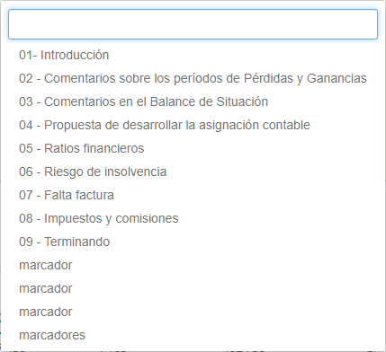 Textos predefinidos