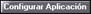 configurar aplicación