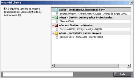 Mapa del cliente