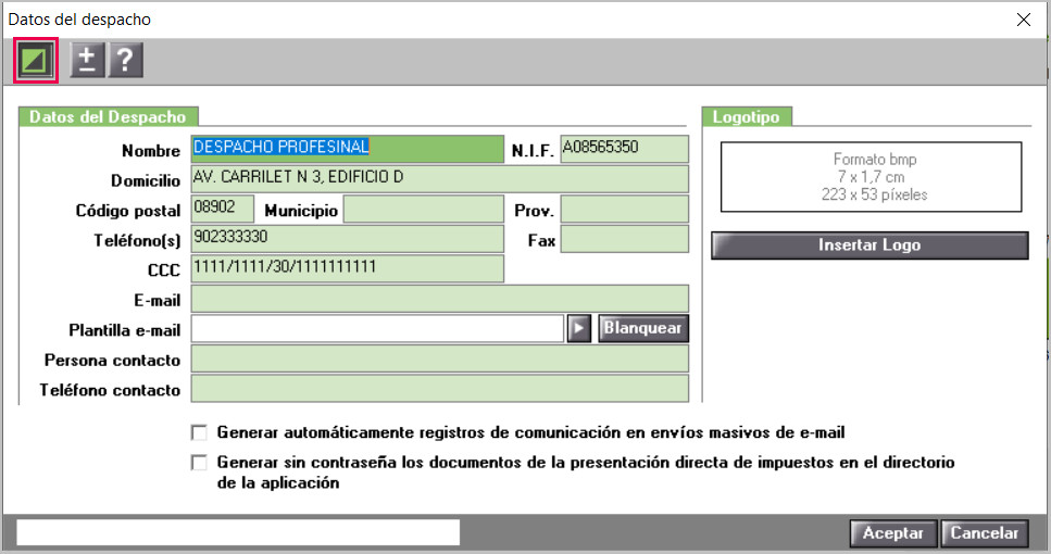 modificar datos