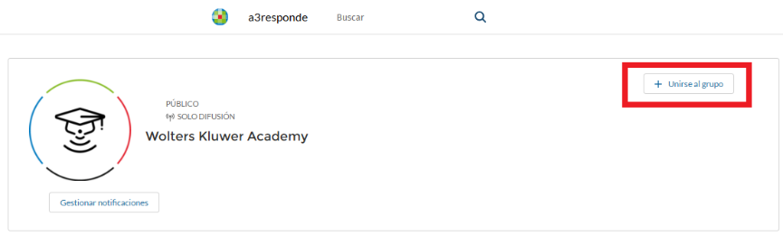 Unirme al grupo