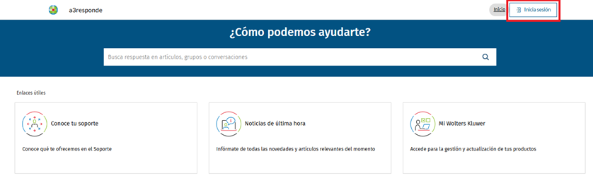 Inicio sesión a3responde