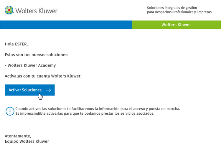 activar soluciones wka