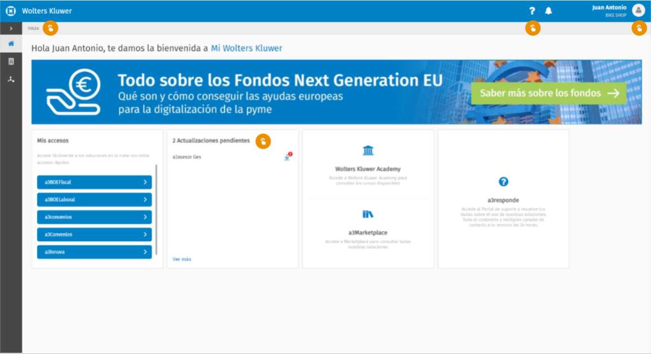 Mi Wolters Kluwer Inicio
