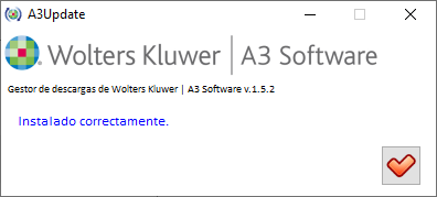 a3update instalado correctamente