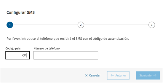configurar SMS
