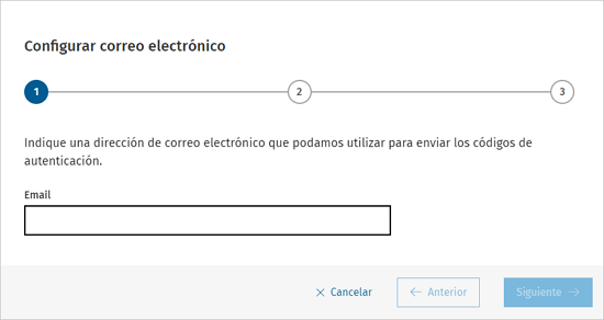 configurar email