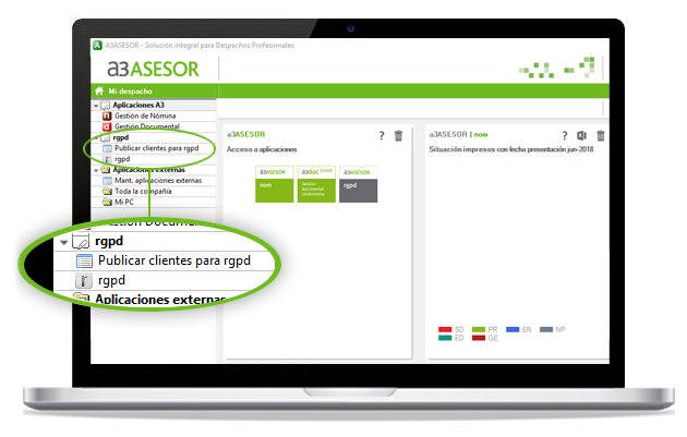 Integración módulo rgpd