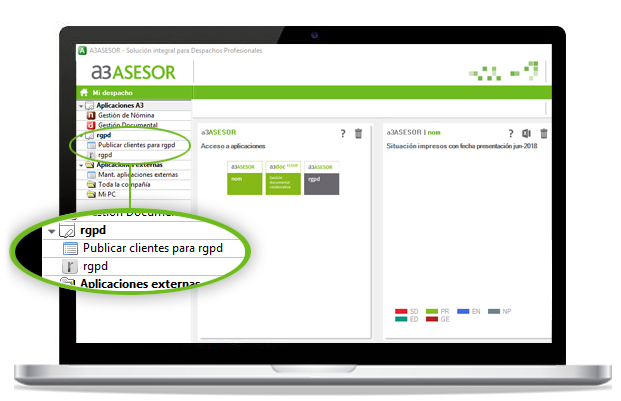 Publicar clientes para rgpd