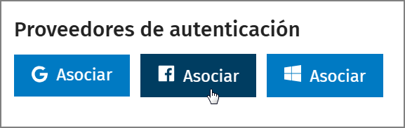 asociar proveedores de autenticacion
