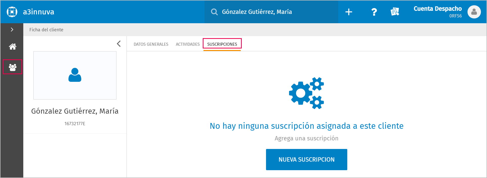 activar suscripción