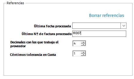 ajustes especiales