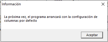 aviso ajustar columna