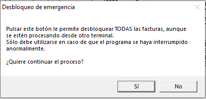 aviso desbloquear facturas