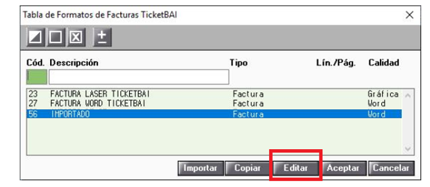 formato importado