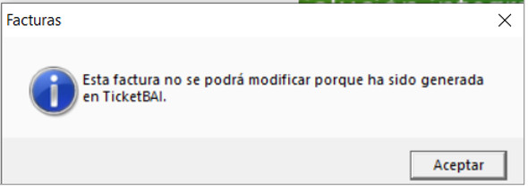 modificar factura