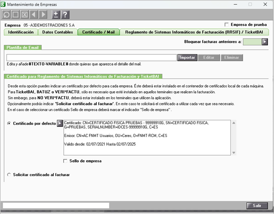 certificado mail