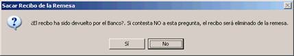 sacar recibo de la remesa