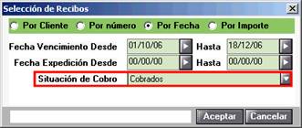 situación de cobro