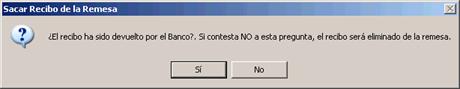 eliminar recibo de remesa