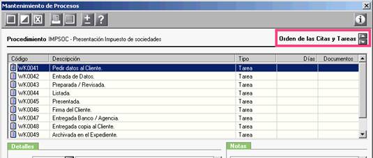 Mantenimiento de procesos