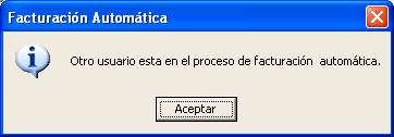 Aviso facturación automática