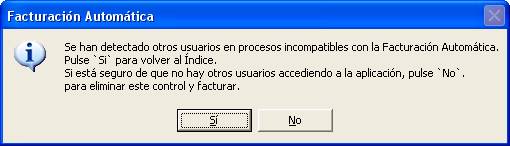 Facturación automática
