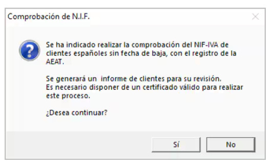 aviso comprobación NIF