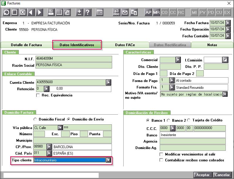 datos identificativos