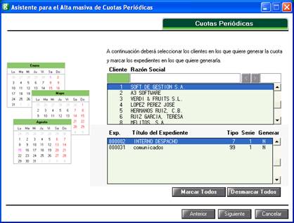 Asistente de cuotas