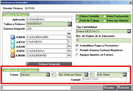 codificación de expedientes