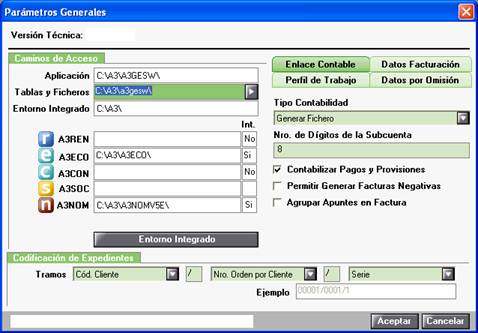Parametros generales