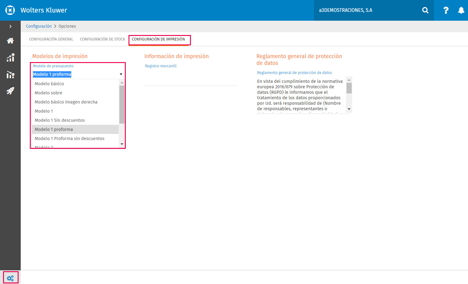 modelo proforma